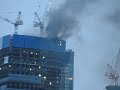 Пожар на башне в Москва-Сити