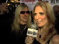 James Lomenzo of Megadeth gets interviewed on the Black Carpet of the Revolver Golden Gods Awards by Full Metal Jackie
