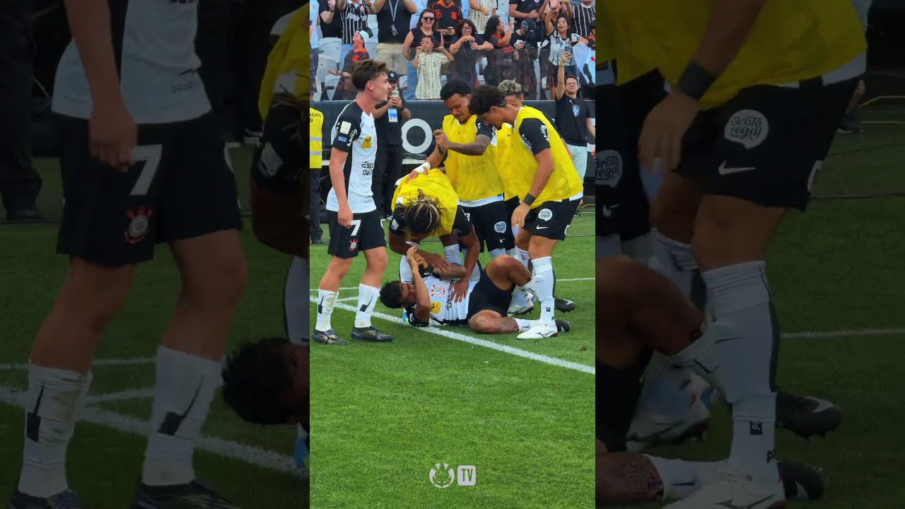 Assistência do Garro e bola na rede do Bidu! 🅰️⚽ #VaiCorinthians