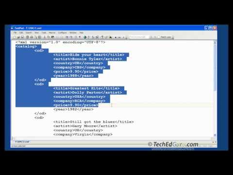 how to create xml file