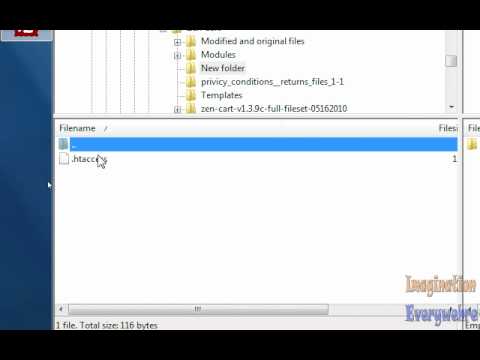 how to locate .htaccess file