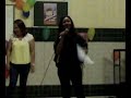 Deyse, Edisiana e Raissa declamando a música da Steffani