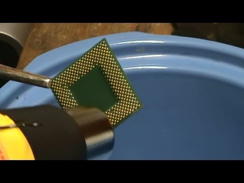 how to recover gold from cpu chips