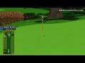 Golden Tee Great Shot on Woodland Farm!