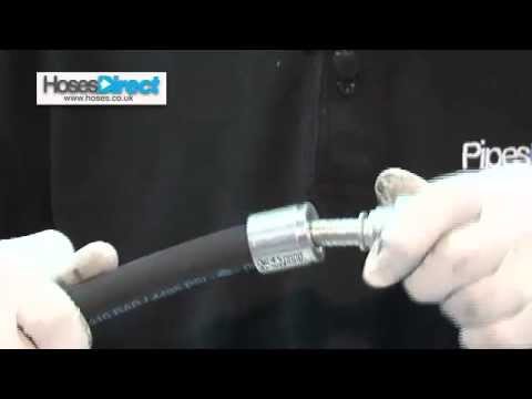 how to patch hydraulic hose