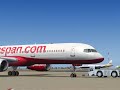 Faro to Glasgow FlyGlobespan B752 part 1