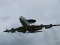 E-3 Awacs lands at GKE E-3 Awacs lands at GKE