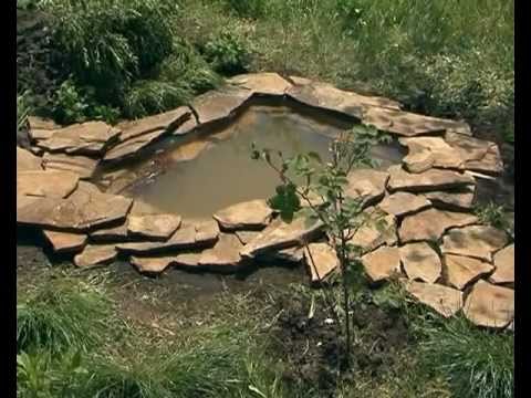 пруд с рыбами на даче своими руками видео #2