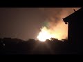SpaceX testing Rocket engines rumbling house SpaceX testing Rocket engines rumbling house
