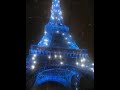 eiffel tower blue lights eiffel tower blue lights