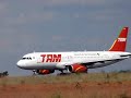 Decolagem e passagem baixa do Airbus A 320 PT-MZQ