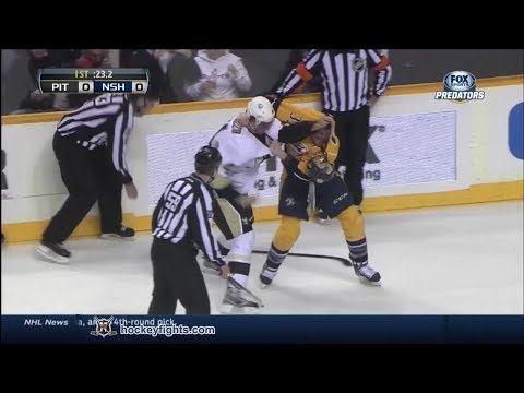 Robert Bortuzzo vs Colin Wilson Mar 4, 2014