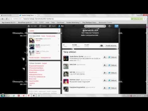 Twitterda Bütün Takip Ettiklerinizi 1 Saniyede Sıfırlayın!