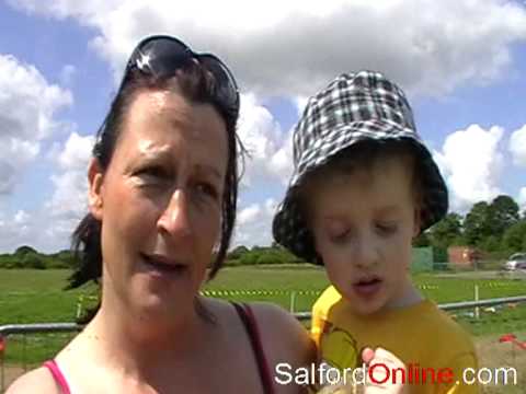 salfordonline - The 21st annual Boothstown Wobble fun run on Amberhill Way, hosted at the Bridgewater Playing Fields by the Boothstown Junior FC. Starting off the races were...