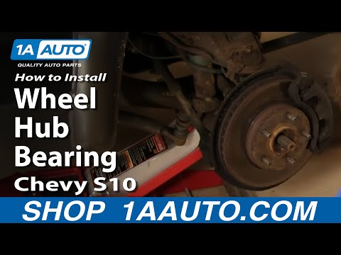 How To Install Replace Wheel Hub Bearing Chevy GMC S-10 S15 4×4 Part 2 1AAuto.com