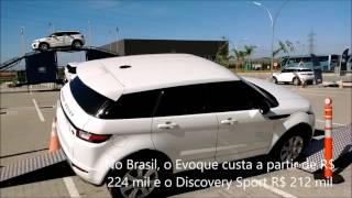 A fábrica da Jaguar Land Rover em Itatiaia