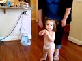 ‪Violet walking on her first birthday‬‏!