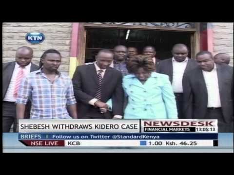 Nairobi County Women Rep. Rachel Shebesh withdraws Dr. Evans Kidero case Nairobi County Women Rep. Rachel Shebesh withdraws Dr. Evans Kidero case