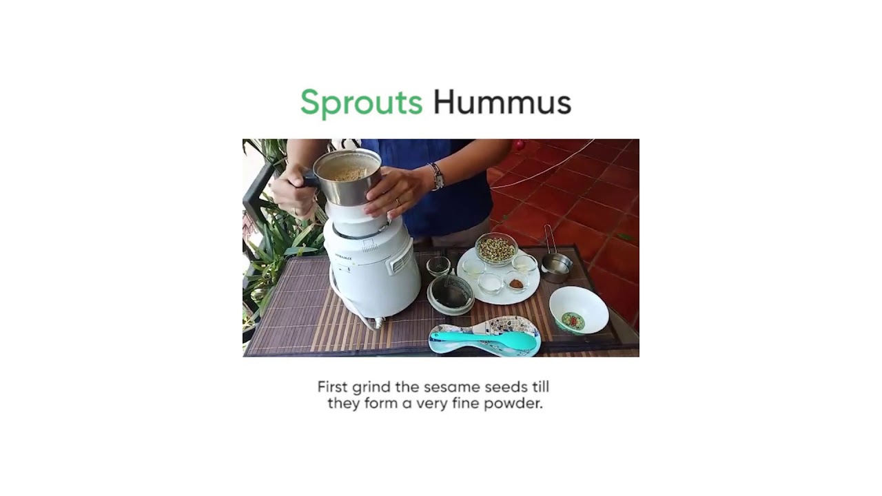Sprouts Hummus Recipe🌱⠀