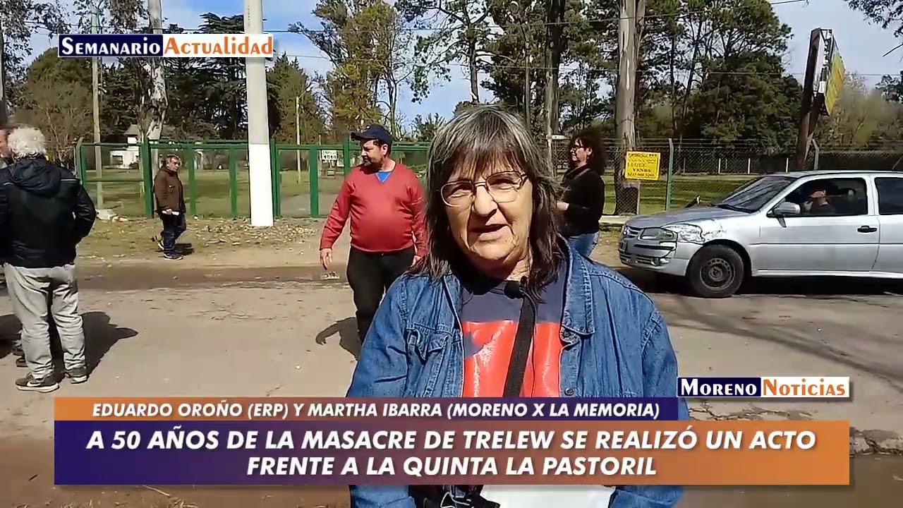 A 50 años de la masacre de Trelew se realizó un acto frente a la quinta ...