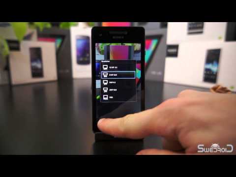 how to zoom camera on sony xperia j