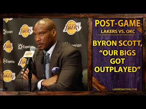 Video: Byron Scott On Lakers Bigs Getting Outplayed, Jeremy Lin's Progress