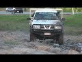 Patrol & Hilux having fun in the mud!