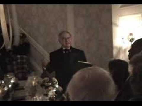 Daniel Webster reads "A Christmas Carol"