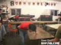 guy trys to break a table but FAILS guy trys to break a table but FAILS