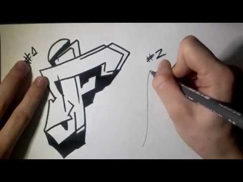 how to draw graffiti f