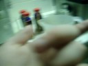 Hannah & Jessica make mars bar vodka shots.