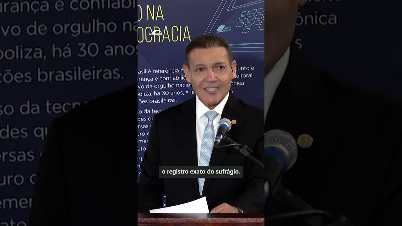 Presidente do TSE ressalta segurança das urnas #shorts