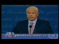 1st Presidential Debate: McCain and Obama on Kissinger