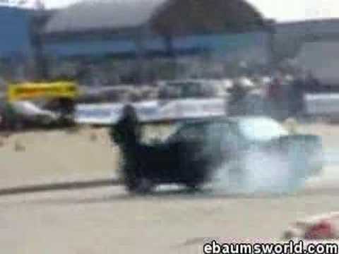 Car drifting gone wrong