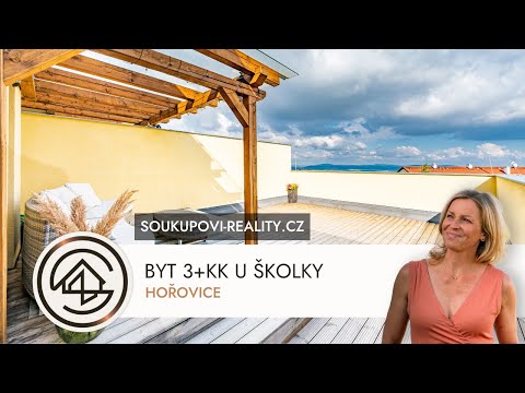 Video Stylový byt 3+kk s krásnou velkou terasou v Hořovicích