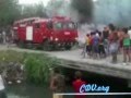 CUBA: Fuego en el barrio insalubre Núñez en el municipio de San Miguel del Padrón La Habana.
