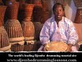 Djembe Drum Lessons - Master Drummer Teaches The Rhumba Rhythm