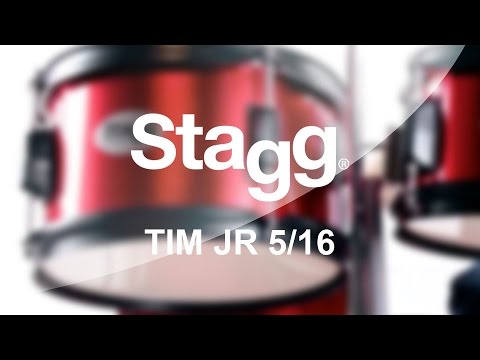 STAGG - Batterie enfant 5 fûts 16'' Rouge