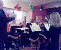 shrewton silver band performing chestnuts roasting on a open fire