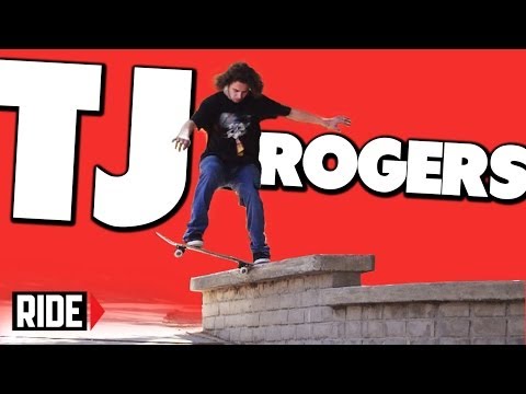 TJ Rogers Skateboarding in Slow Motion - Switch Tail Bigspin 270