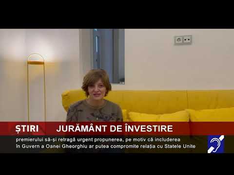 Oana Gheorghiu a depus jurământul de învestire