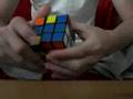me solving a rubics cube and making a cool patern thing
