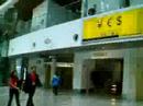 Kuala Lumpur airport - panoramic view and glass wall Kuala Lumpur airport - panoramic view and glass wall