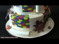 Lego Fall Themed Wedding Cake