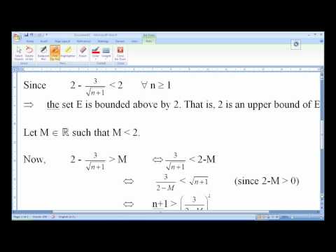 how to prove supremum