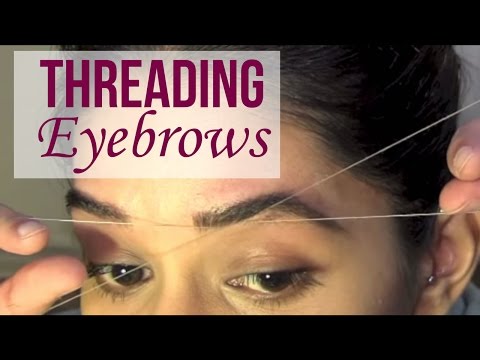 how to trim eyebrow by yourself