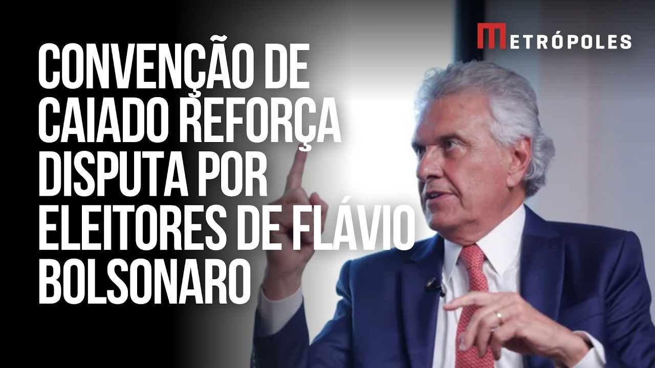 Análise: Caiado ataca Flávio, mas mantém discurso alinhado à pauta conservadora