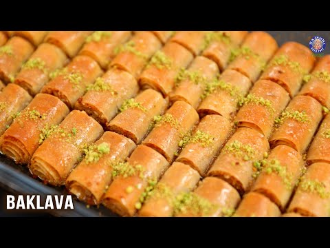 Baklava | How To Make Pistachio Baklava Rolls | Turkish Cuisine | Dessert Recipe By Varun Inamdar