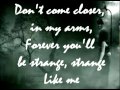 Tokio Hotel featuring Kerli - Strange (Lyrics On Screen)