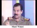 صدام حسين يعيب الحكام العرب ويهدد إسرائيل